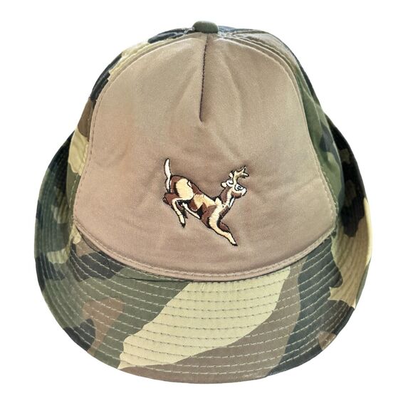 VTG DUCK BAY Jones Cap Camo Bucket Boonie Hunting Hat Foam Insulated SZ L - Picture 9 of 9